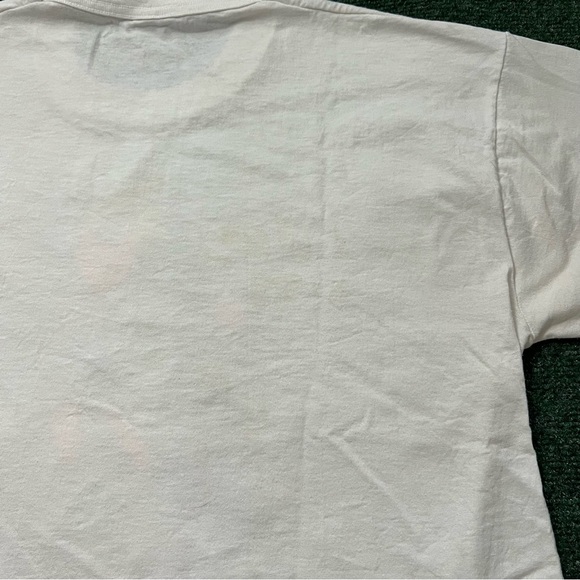 Vintage Women’s 80s Karate “Kiai” Humor *Cropped White T Shirt Size M 20X22 - Picture 8 of 12